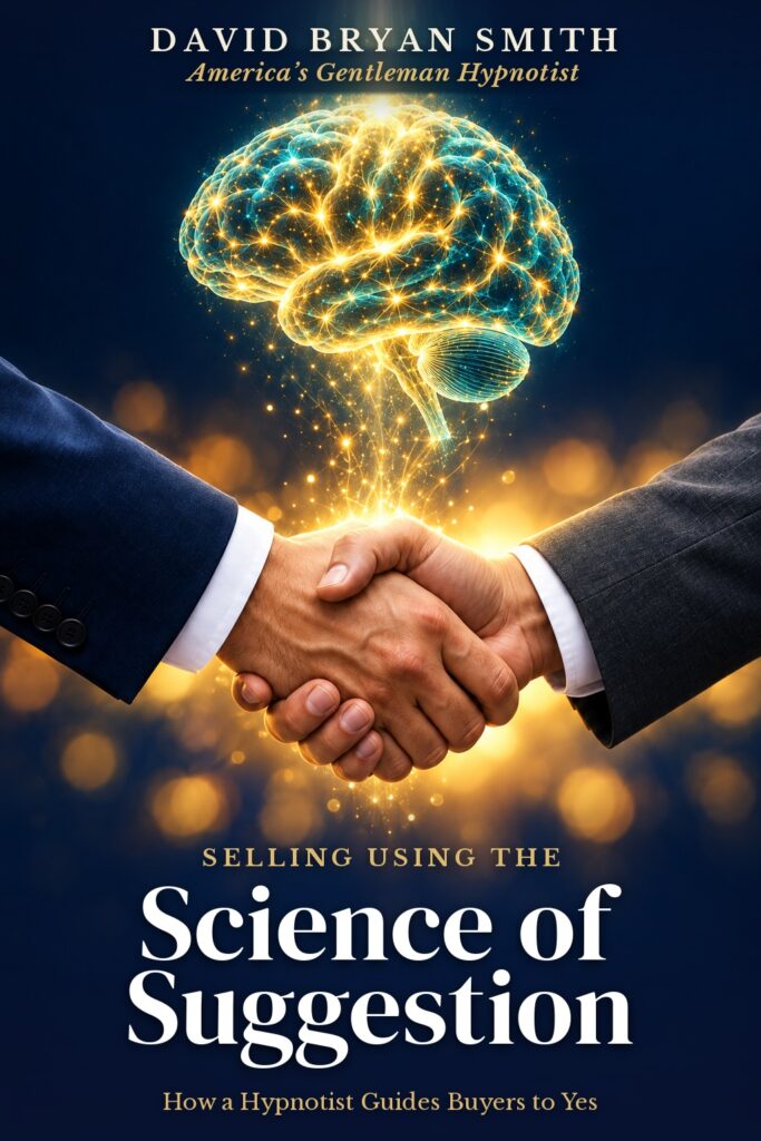 Cover of Selling Using the Science of Suggestion: How a Hypnotist Guides Buyers to Yes by David Bryan Smith, America's Gentleman Hypnotist