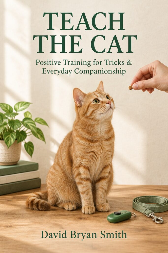 Cover of Teach the Cat: Positive Training for Tricks & Everyday Companionship by David Bryan Smith